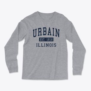 Urbain Illinois Classic Established Light Soft Long Sleeve T-Shirt