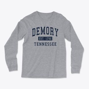 Demory Tennessee Classic Established Light Soft Long Sleeve T-Shirt