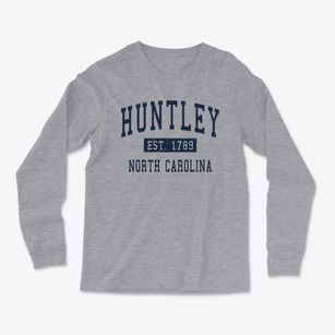 Huntley North Carolina Classic Established Light Soft Long Sleeve T-Shirt