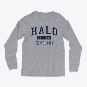 Halo Kentucky Classic Established Light Soft Long Sleeve T-Shirt