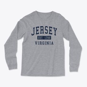 Jersey Virginia Classic Established Light Soft Long Sleeve T-Shirt