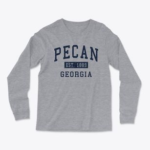 Pecan Georgia Classic Established Light Soft Long Sleeve T-Shirt