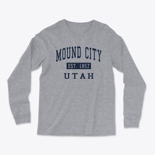 Mound City Utah Classic Established Light Soft Long Sleeve T-Shirt