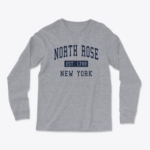 North Rose New York Classic Established Light Soft Long Sleeve T-Shirt