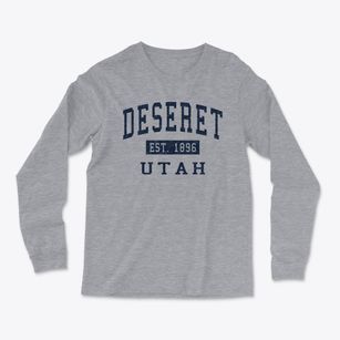 Deseret Utah Classic Established Light Soft Long Sleeve T-Shirt