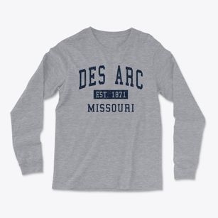 Des Arc Missouri Classic Established Light Soft Long Sleeve T-Shirt