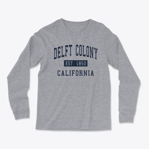Delft Colony California Classic Established Light Soft Long Sleeve T-Shirt