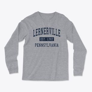 Lernerville Pennsylvania Classic Established Light Soft Long Sleeve T-Shirt