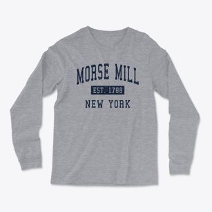 Morse Mill New York Classic Established Light Soft Long Sleeve T-Shirt
