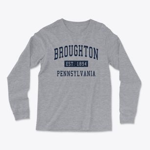 Broughton Pennsylvania Classic Established Light Soft Long Sleeve T-Shirt