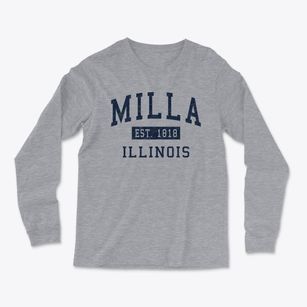 Milla Illinois Classic Established Light Soft Long Sleeve T-Shirt