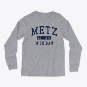 Metz Michigan Classic Established Light Soft Long Sleeve T-Shirt