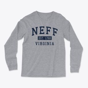 Neff Virginia Classic Established Light Soft Long Sleeve T-Shirt