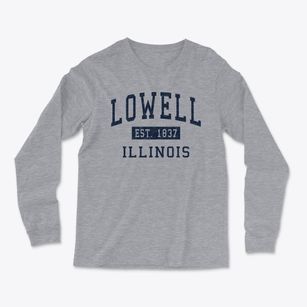 Lowell Illinois Classic Established Light Soft Long Sleeve T-Shirt