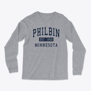 Philbin Minnesota Classic Established Light Soft Long Sleeve T-Shirt