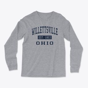 Willettsville Ohio Classic Established Light Soft Long Sleeve T-Shirt