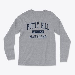 Putty Hill Maryland Classic Established Light Soft Long Sleeve T-Shirt