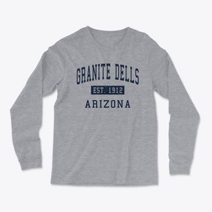 Granite Dells Arizona Classic Established Light Soft Long Sleeve T-Shirt