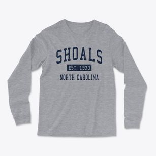 Shoals North Carolina Classic Established Light Soft Long Sleeve T-Shirt