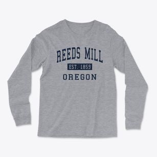 Reeds Mill Oregon Classic Established Light Soft Long Sleeve T-Shirt