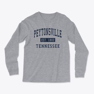 Peytonsville Tennessee Classic Established Light Soft Long Sleeve T-Shirt