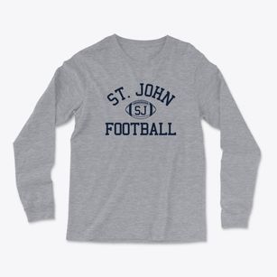 St. John High School Classic Football Light Soft Long Sleeve T-Shirt