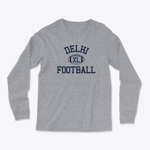 Delhi Junior High School Classic Football Light Soft Long Sleeve T-Shirt