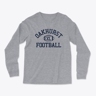 Oakhurst Country Day School Classic Football Light Soft Long Sleeve T-Shirt