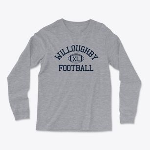Willoughby Junior High School Classic Football Light Soft Long Sleeve T-Shirt