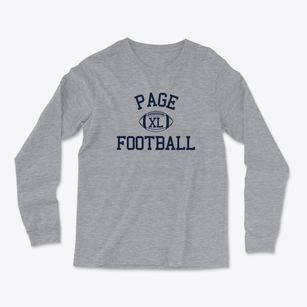 Page High School Classic Football Light Soft Long Sleeve T-Shirt
