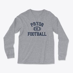 Pryor Senior High School Classic Football Light Soft Long Sleeve T-Shirt