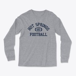 Hot Springs High School Classic Football Light Soft Long Sleeve T-Shirt