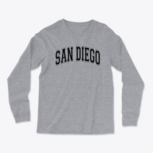 San Diego School Of Creative Arts Varsity Arch Light Soft Long Sleeve T-Shirt