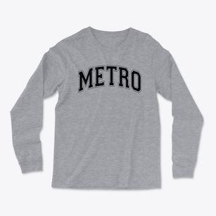 Metro Youth Education Center East Varsity Arch Light Soft Long Sleeve T-Shirt
