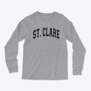 Saint Clare Of Assisi School Varsity Arch Light Soft Long Sleeve T-Shirt