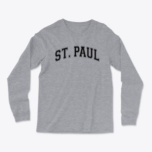 Basilica Of St. Paul Varsity Arch Light Soft Long Sleeve T-Shirt
