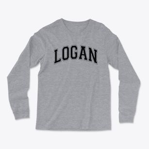 Logan Junior High School Varsity Arch Light Soft Long Sleeve T-Shirt