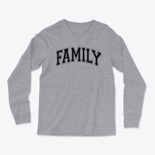 Family Community Christian School Varsity Arch Light Soft Long Sleeve T-Shirt