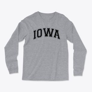 Iowa High School Varsity Arch Light Soft Long Sleeve T-Shirt