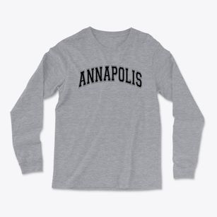 Annapolis Elementary School Varsity Arch Light Soft Long Sleeve T-Shirt