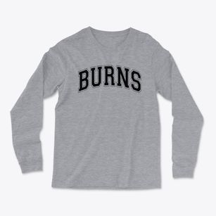 Burns Elementary Middle School Varsity Arch Light Soft Long Sleeve T-Shirt