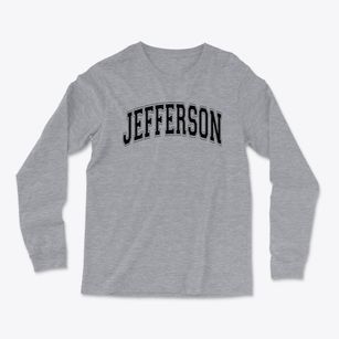 Jefferson Elementary School Varsity Arch Light Soft Long Sleeve T-Shirt