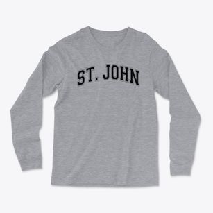Saint John Lutheran School Varsity Arch Light Soft Long Sleeve T-Shirt