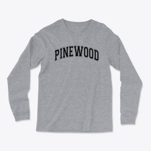Pinewood Elementary School Varsity Arch Light Soft Long Sleeve T-Shirt