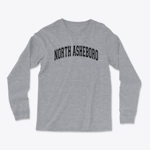 North Asheboro Middle School Varsity Arch Light Soft Long Sleeve T-Shirt