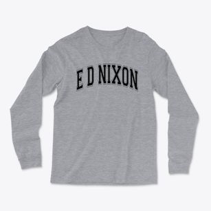 E D Nixon Elementary School Varsity Arch Light Soft Long Sleeve T-Shirt