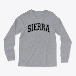 Sierra Junior High School Varsity Arch Light Soft Long Sleeve T-Shirt