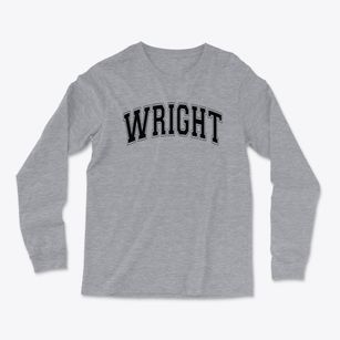 Wright Elementary School Varsity Arch Light Soft Long Sleeve T-Shirt