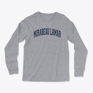 Mirabeau Lamar Middle School Varsity Arch Light Soft Long Sleeve T-Shirt