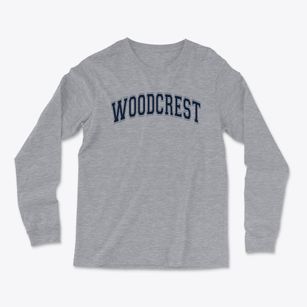 Woodcrest Elementary School Varsity Arch Light Soft Long Sleeve T-Shirt